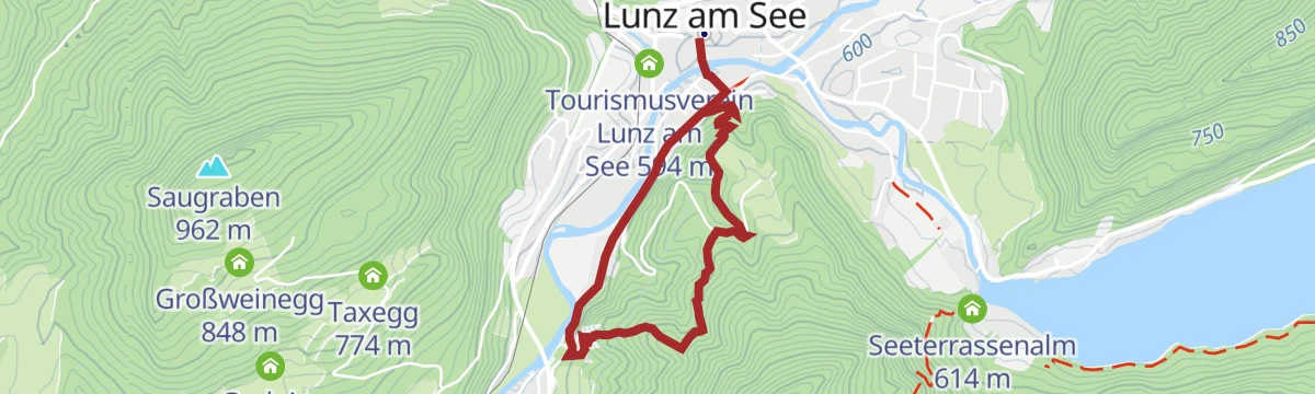 Route map: Walcherbauern-Runde